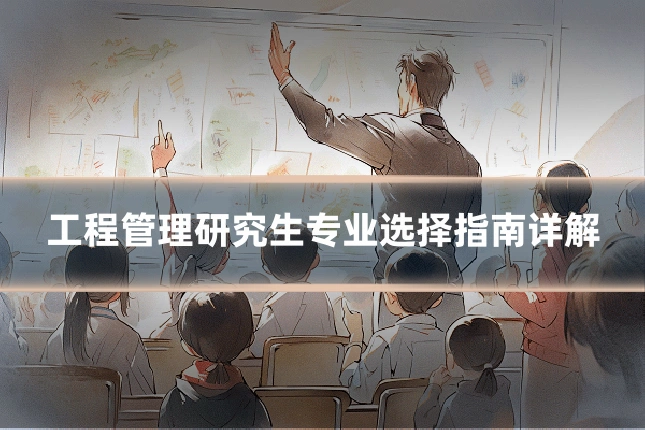 工程管理研究生专业选择指南详解