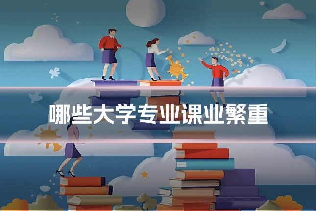 哪些大学专业课业繁重