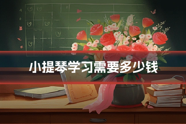 小提琴学习需要多少钱