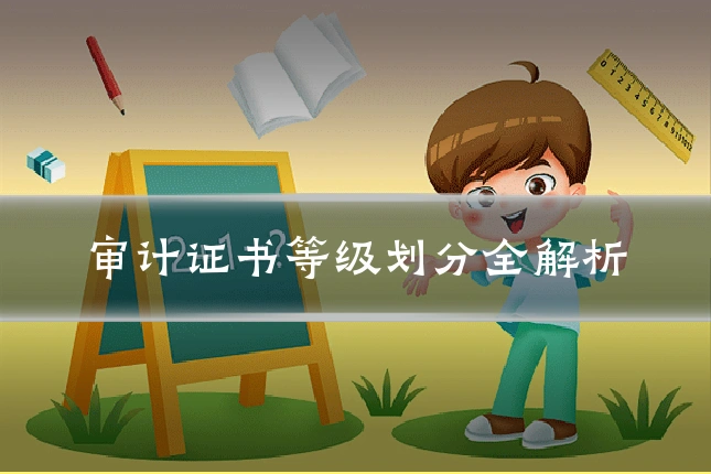 审计证书等级划分全解析