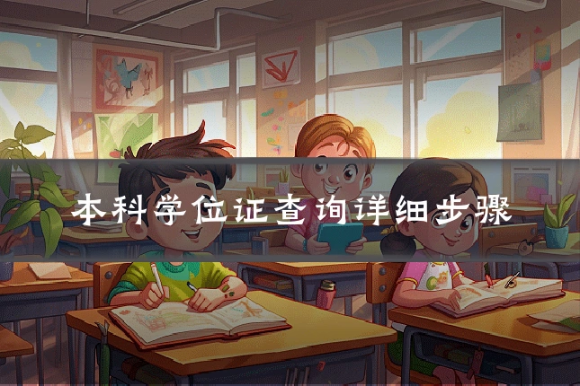 本科学位证查询详细步骤