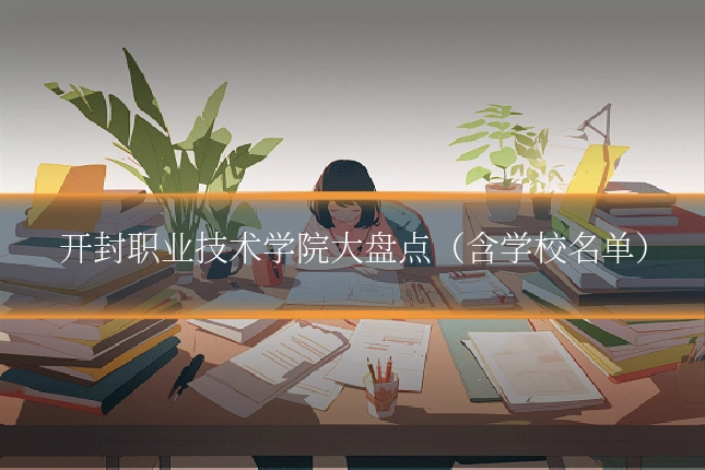 开封职业技术学院大盘点（含学校名单）
