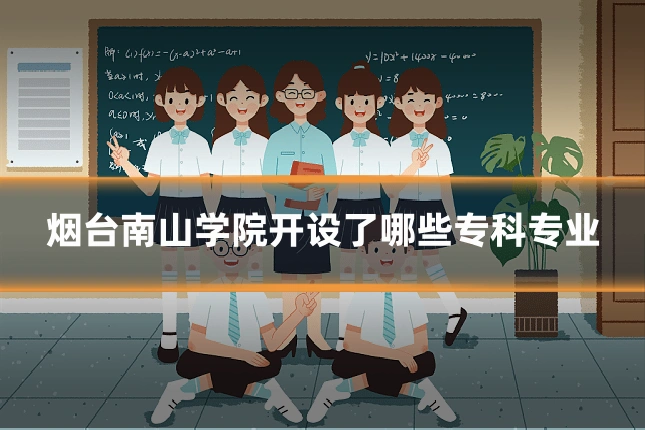 烟台南山学院开设了哪些专科专业