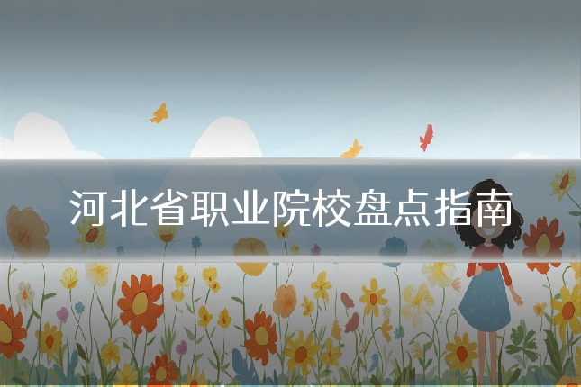 河北省职业院校盘点指南