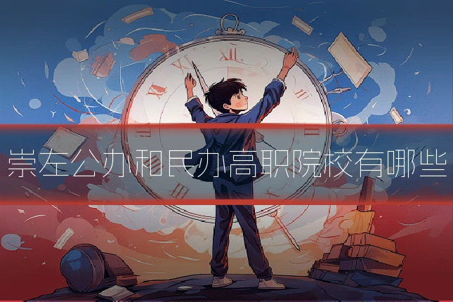 崇左公办和民办高职院校有哪些