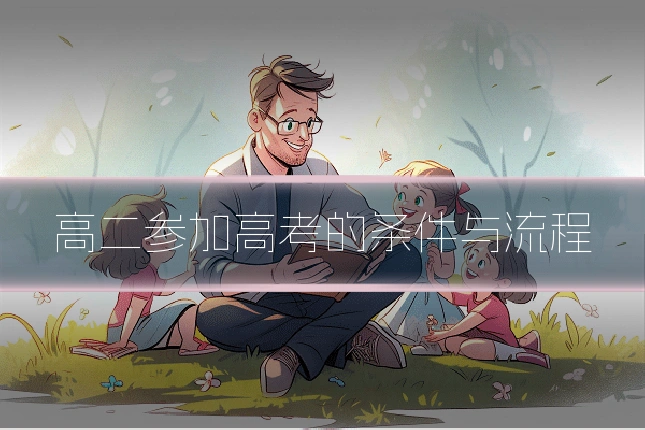 高二参加高考的条件与流程