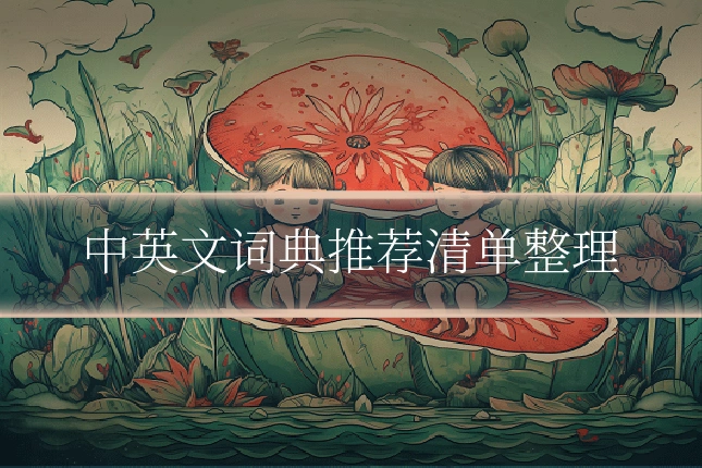 中英文词典推荐清单整理