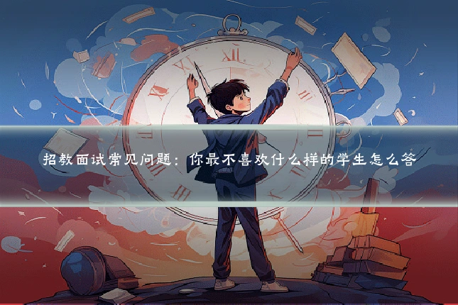 招教面试常见问题:你最不喜欢什么样的学生怎么答