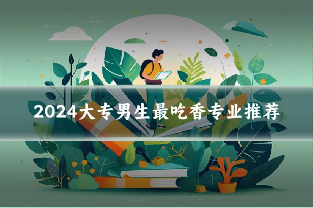 2024大专男生最吃香专业推荐