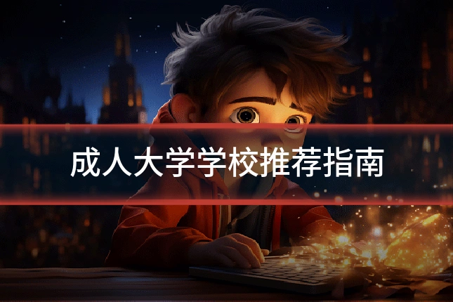 成人大学学校推荐指南