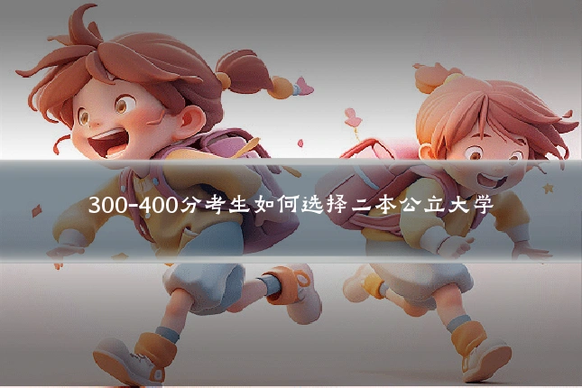 300-400分考生如何选择二本公立大学