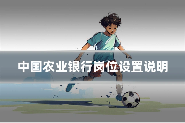 中国农业银行岗位设置说明