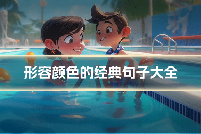 形容颜色的经典句子大全