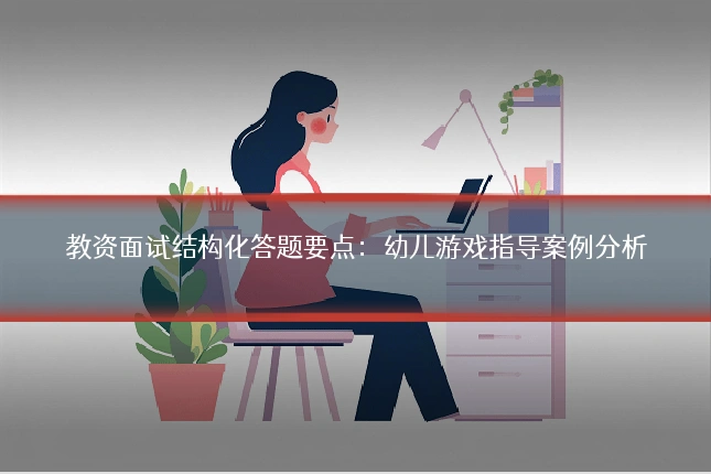 教资面试结构化答题要点：幼儿游戏指导案例分析