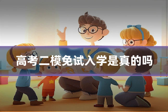 高考二模免试入学是真的吗