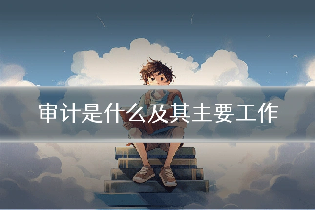 审计是什么及其主要工作