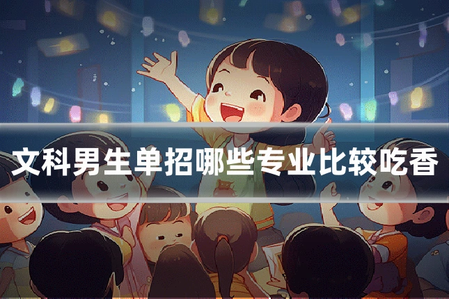文科男生单招哪些专业比较吃香