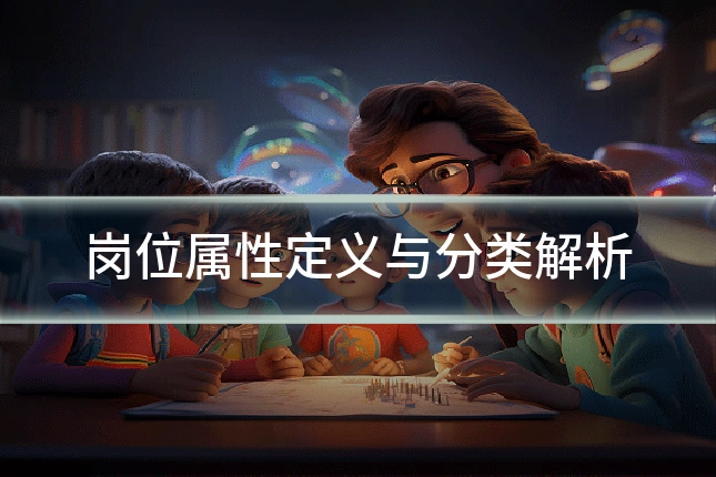 岗位属性定义与分类解析