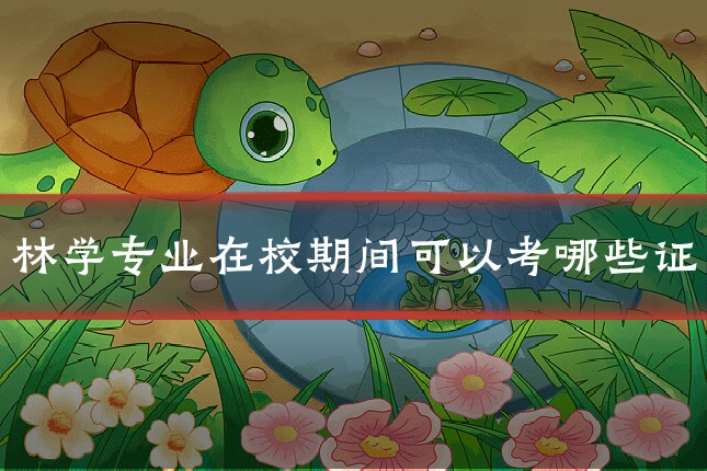 林学专业在校期间可以考哪些证