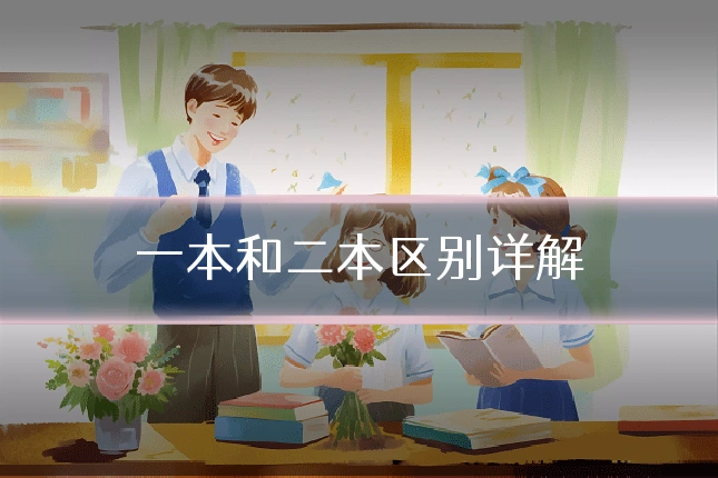 一本和二本区别详解