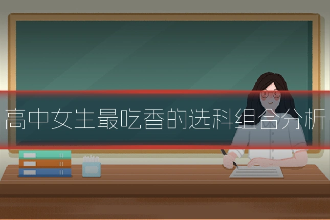 高中女生最吃香的选科组合分析