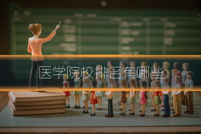 医学院校排名有哪些