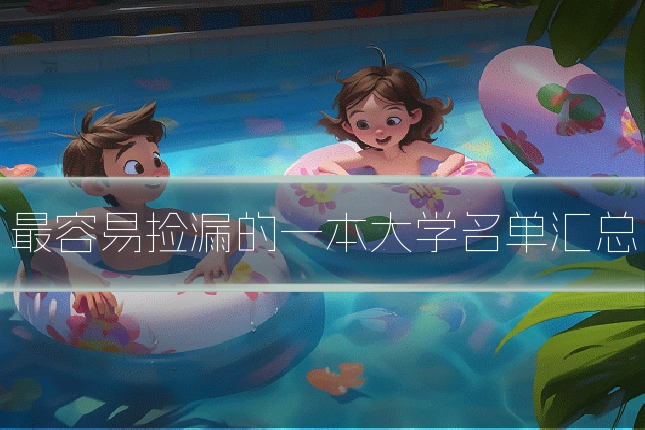 最容易捡漏的一本大学名单汇总
