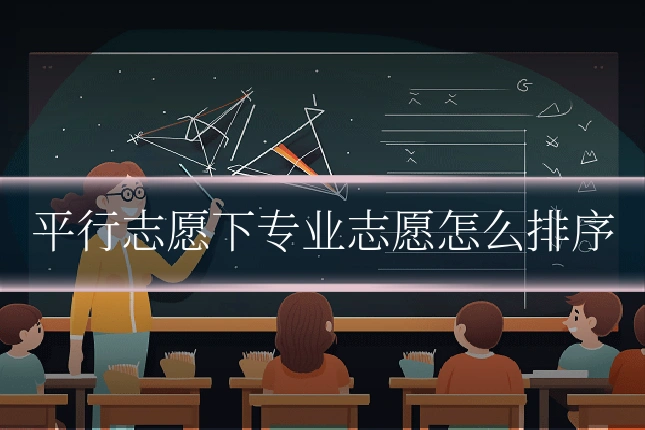 平行志愿下专业志愿怎么排序