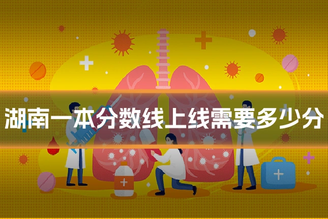湖南一本分数线上线需要多少分