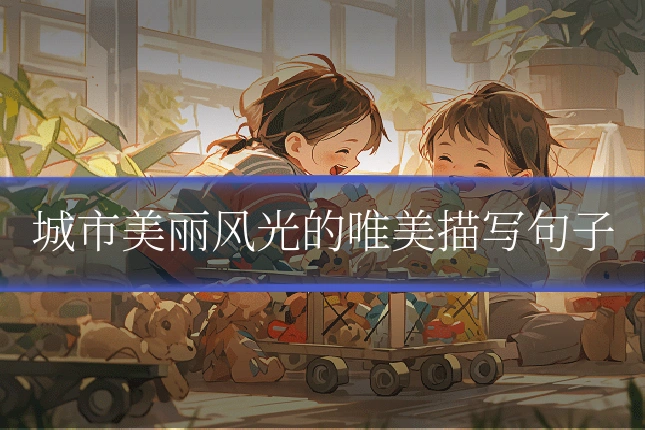 城市美丽风光的唯美描写句子