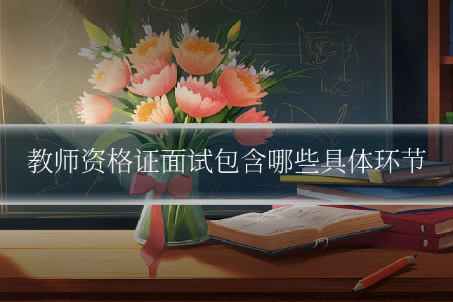 教师资格证面试包含哪些具体环节