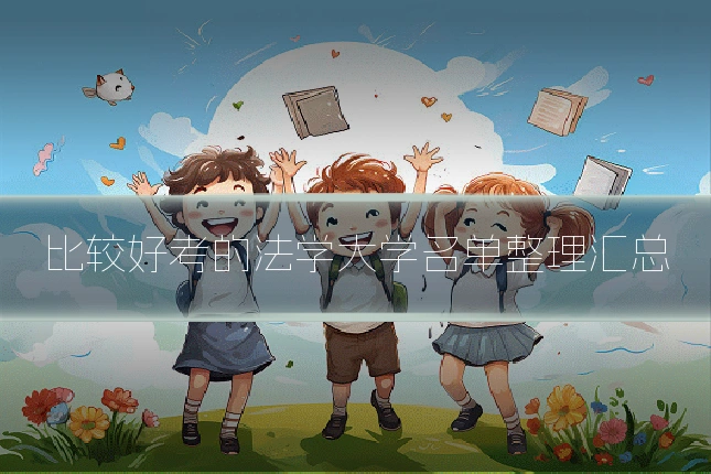 比较好考的法学大学名单整理汇总