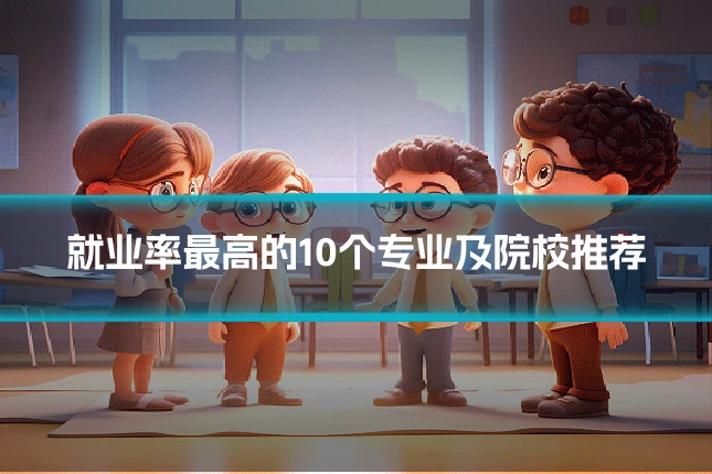 就业率最高的10个专业及院校推荐