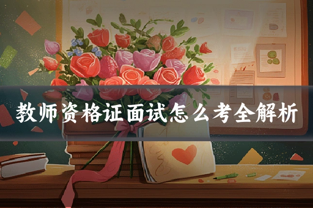 教师资格证面试怎么考全解析