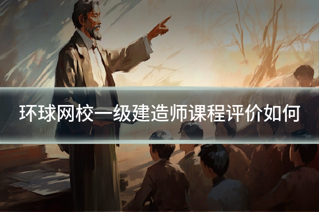 环球网校一级建造师课程评价如何