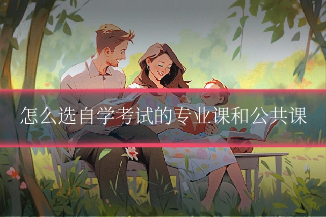 怎么选自学考试的专业课和公共课