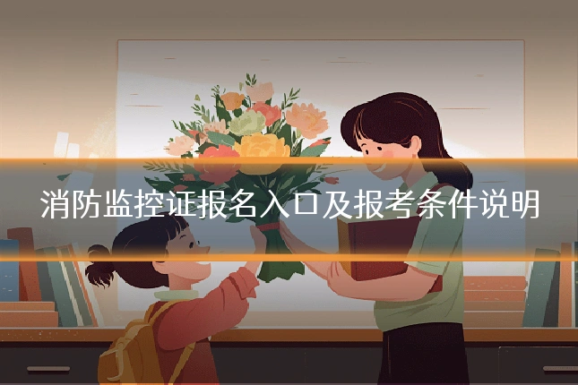 消防监控证报名入口及报考条件说明