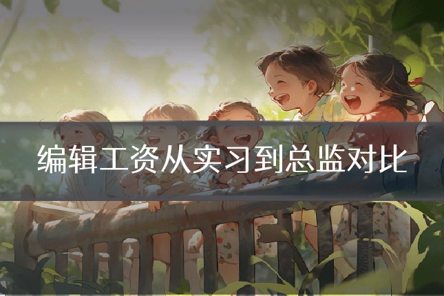 编辑工资从实习到总监对比