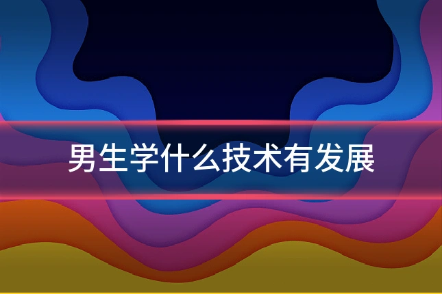 男生学什么技术有发展