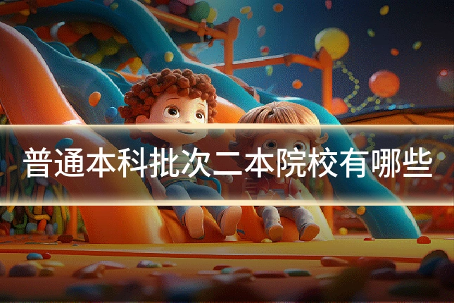 普通本科批次二本院校有哪些