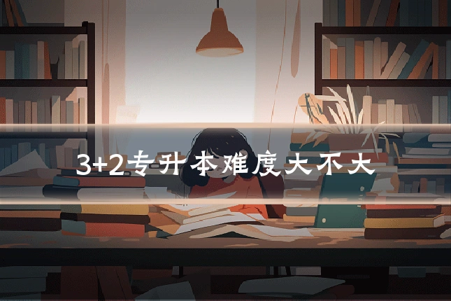 3+2专升本难度大不大