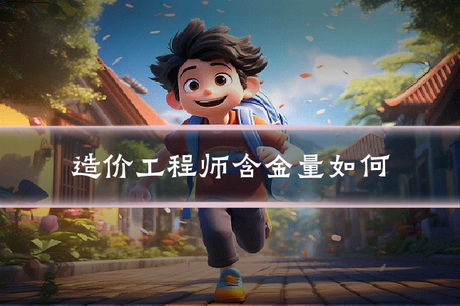 造价工程师含金量如何