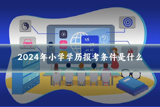 2024年小学学历报考条件是什么