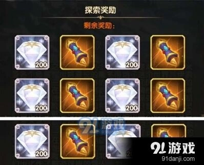 冬歌冰原奖励一览无遗