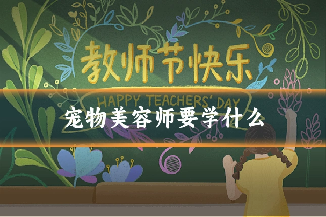 宠物美容师要学什么