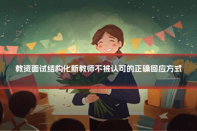 教资面试结构化新教师不被认可的正确回应方式