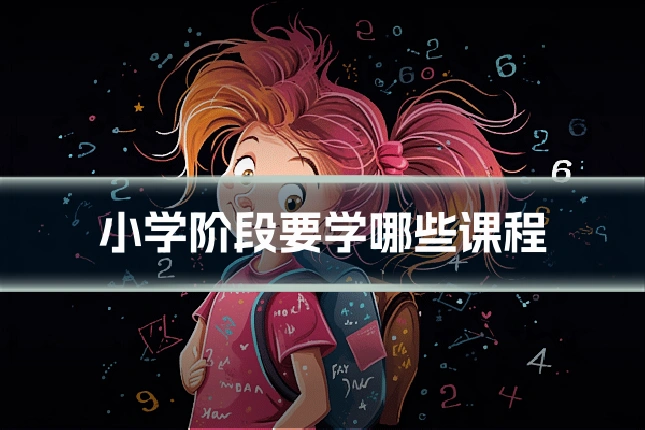 小学阶段要学哪些课程