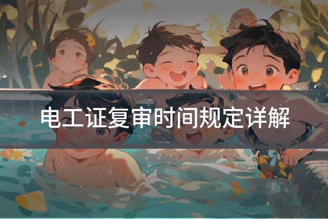 电工证复审时间规定详解