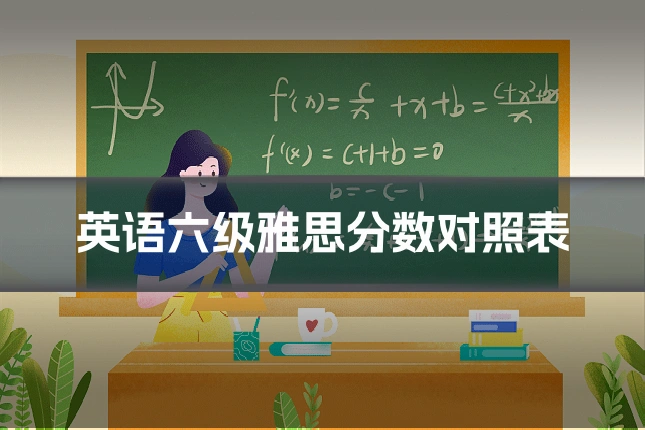 英语六级雅思分数对照表
