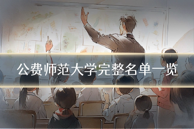 公费师范大学完整名单一览